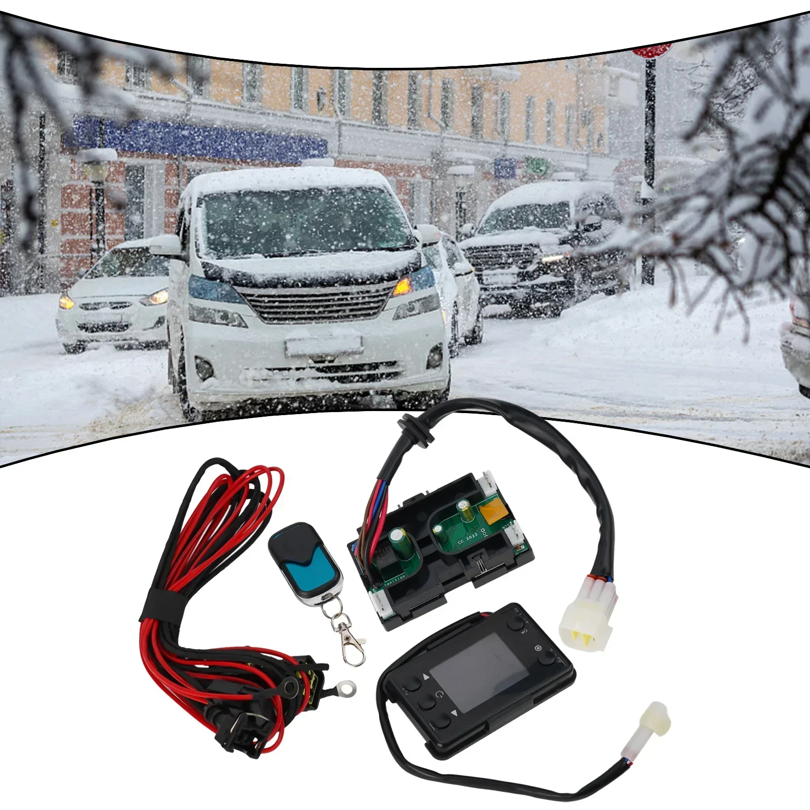 

User Friendly Parking Heater Controller Convenient Remote Control Pairing Manual Fueling Mode Perfectly Tested
