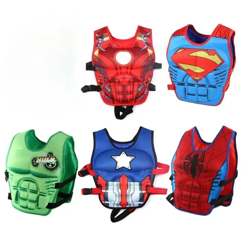 Marvel The Avengers Swimsuit Spiderman Kawaii Bathing Suit Anime Cartoon Cosplay Swimming Suit Toy Xmas Gift