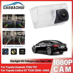 Car Rear View Reverse Backup Camera For Toyota Avensis T250 T27 For Toyota Celica GT T230 2000~2005 For Parking HD Night Vision
