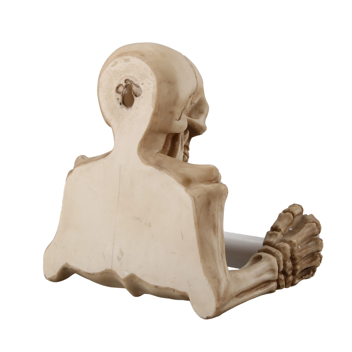 

ABKW-Creative Skull Toilet Paper Holder Wall Mounted Toilet Paper Storage Box Bathroom Storage Box