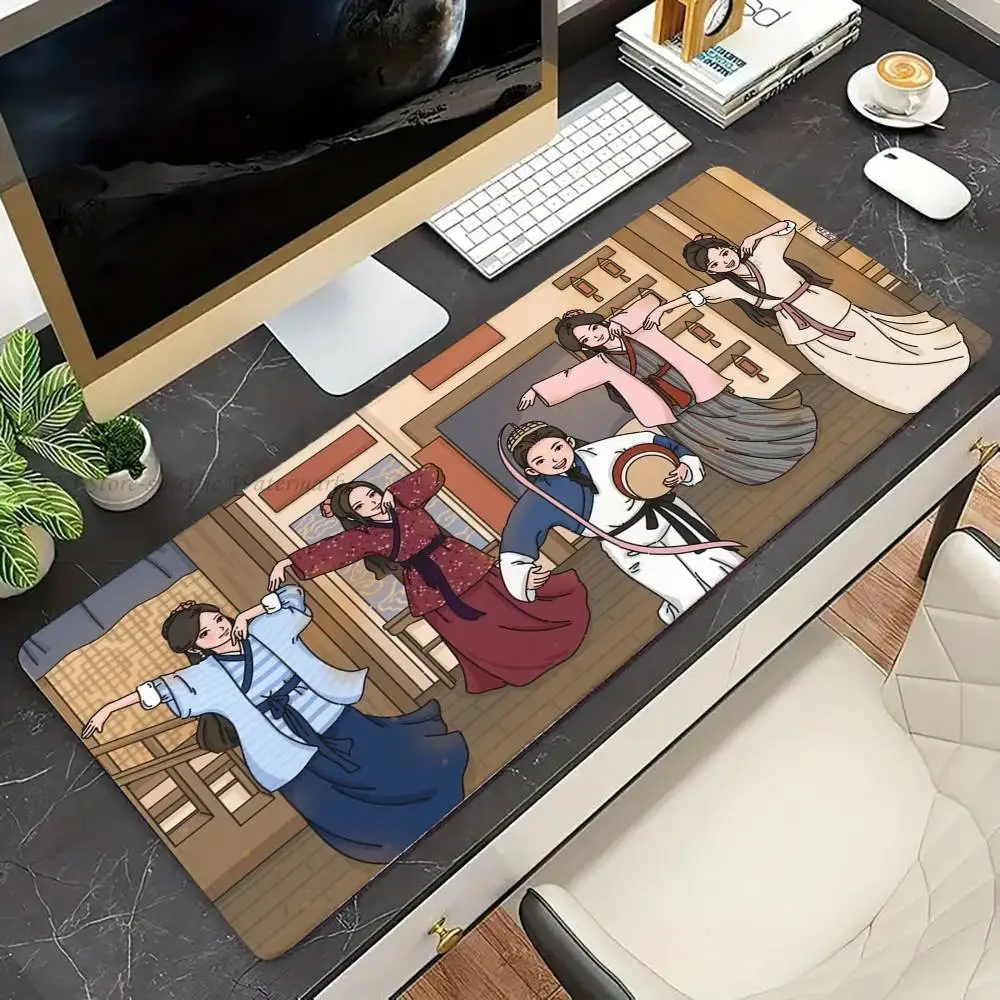My Own Swordsman Mousepad Non-slip Suitable For Office Computers Laptops E-sports Game Desk Mats XXL Keyboard