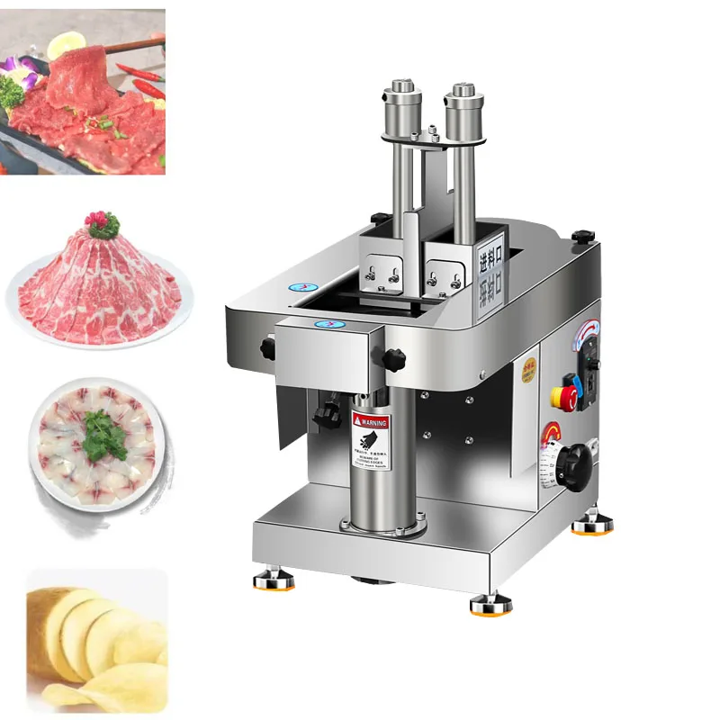 

Fresh Meat Slicing Machine Goat Meat Beef Cutting Machine Fish Fillet Slicer