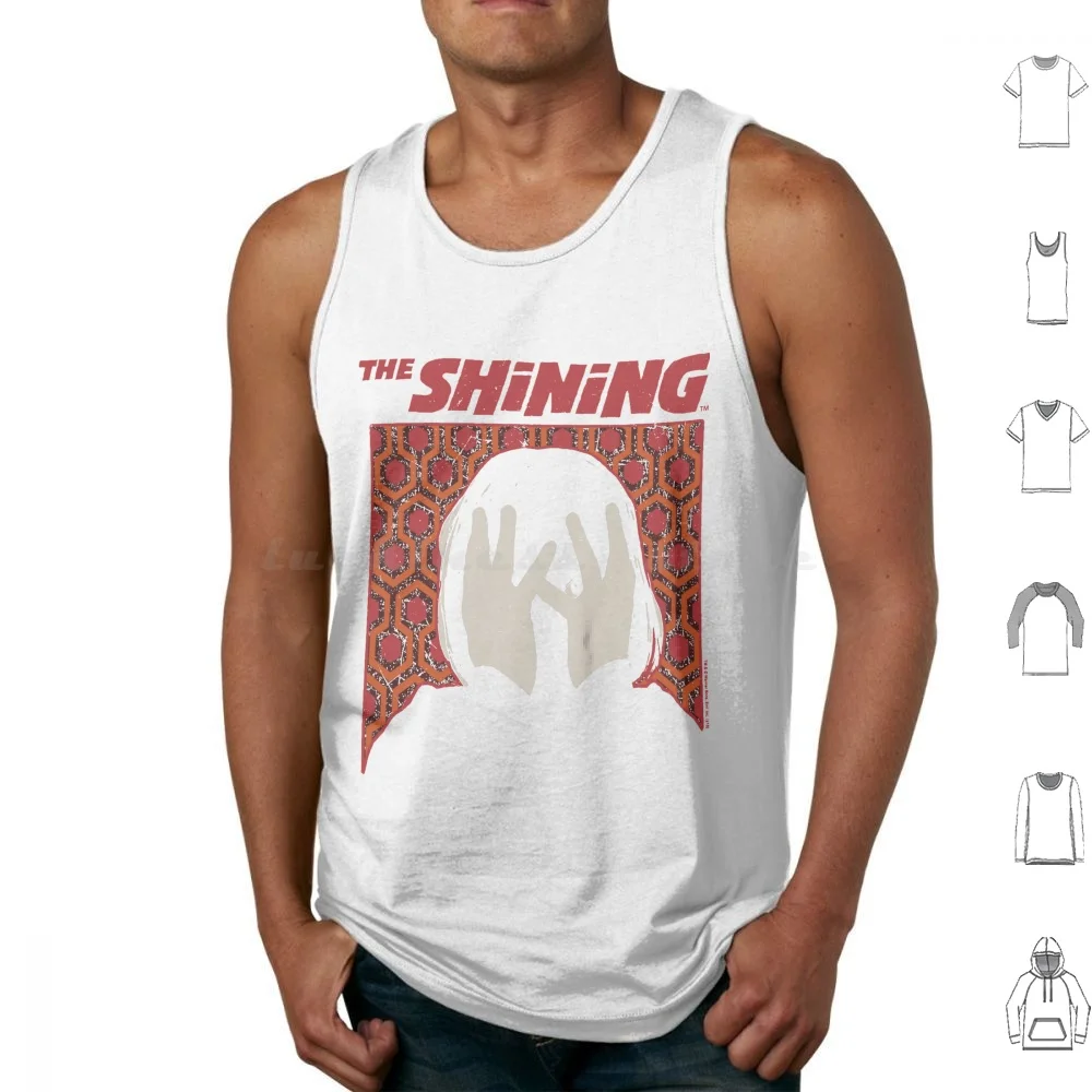 Shining Tank Tops Vest Sleeveless Horror Scary Halloween Scream Shining Hands Culture Pop 70s Jack Nicholson Red Blood