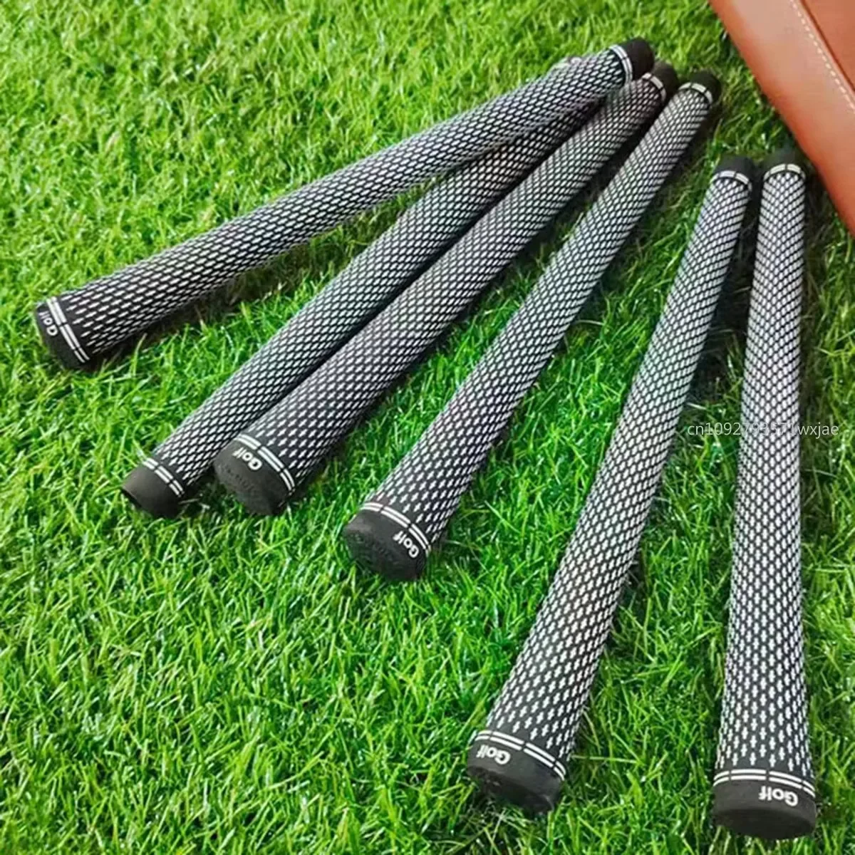 13Pcs Tour 360 Classic Golf Grip Cross Pattern Rubber Golf Club Grips 5Pcs Standard Midsize Irons Driver Wood Hybirds Universal