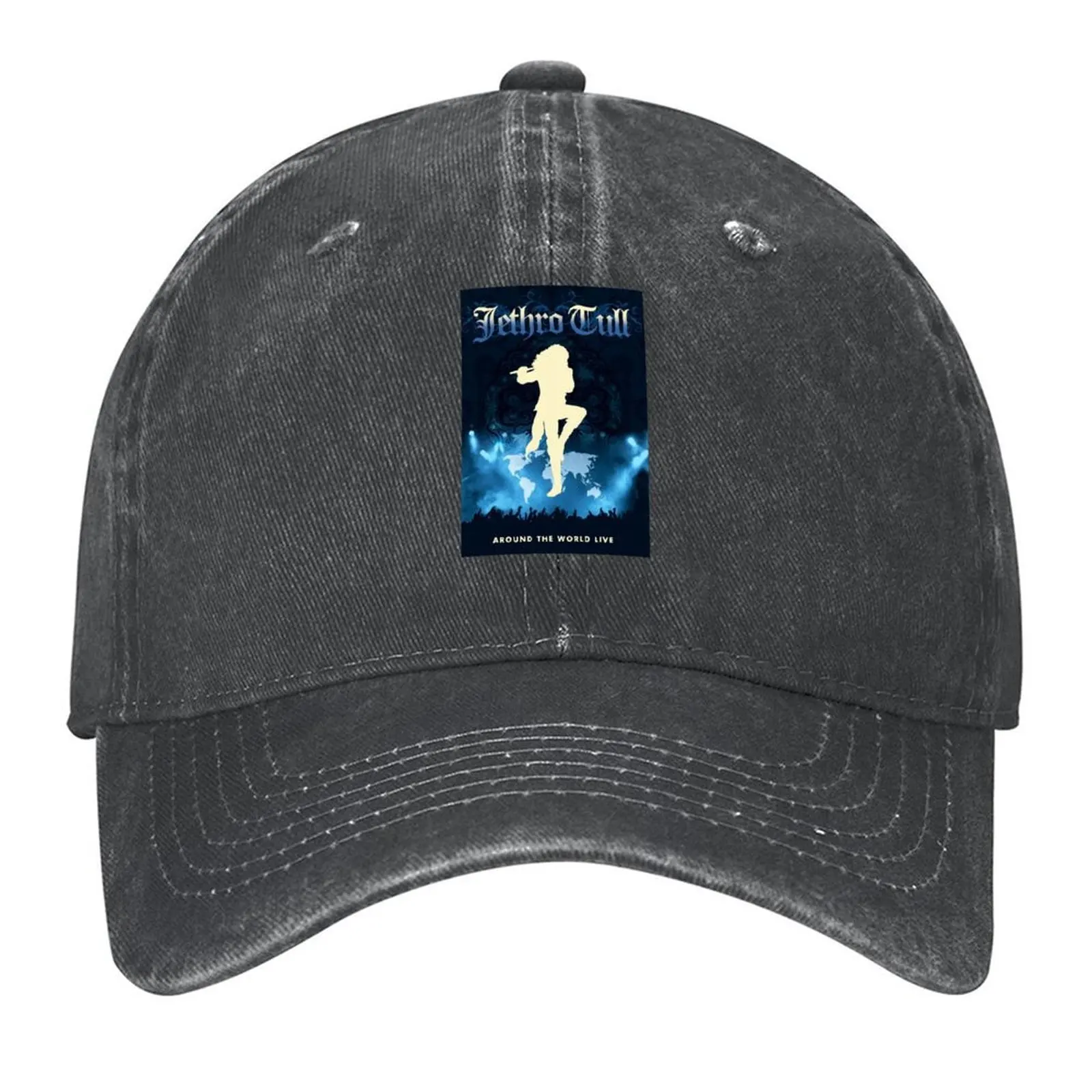 

Jethro Tull Around The World Baseball Cap Vintage Hat Man For The Sun Uv Protection Solar Hat Snapback Cap Men's Caps Women's