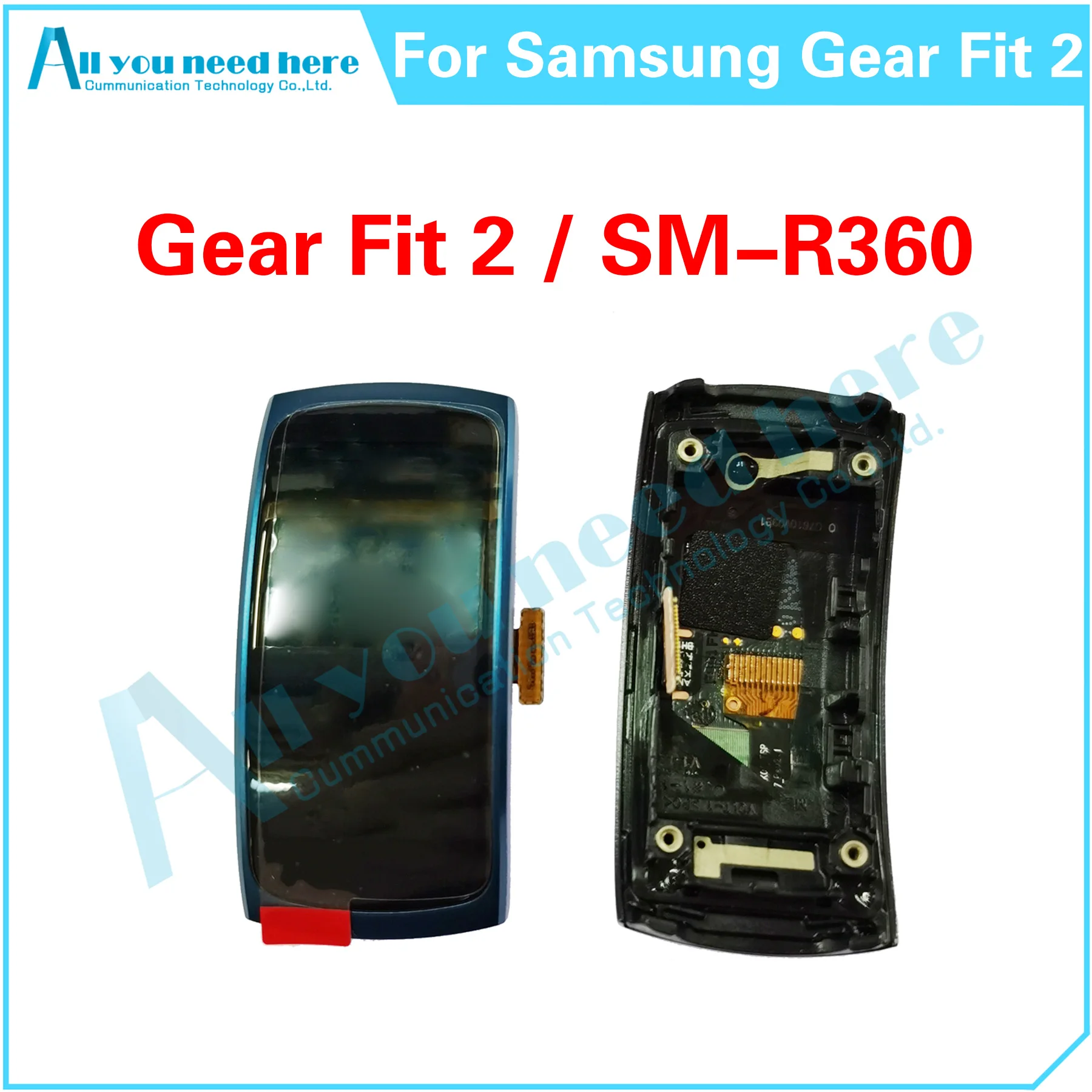 

100% Test For Samsung Gear Fit 2 SM-R360 Fit2 R360 LCD Display Touch Screen Digitizer Assembly Repair Parts Replacement