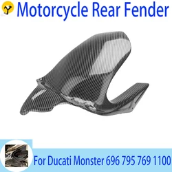 For Ducati Monster 696 795 769 1100 ABS Carbon Fiber Motorcycle Rear Fender Mudguard Fenders Rectifier Accessories