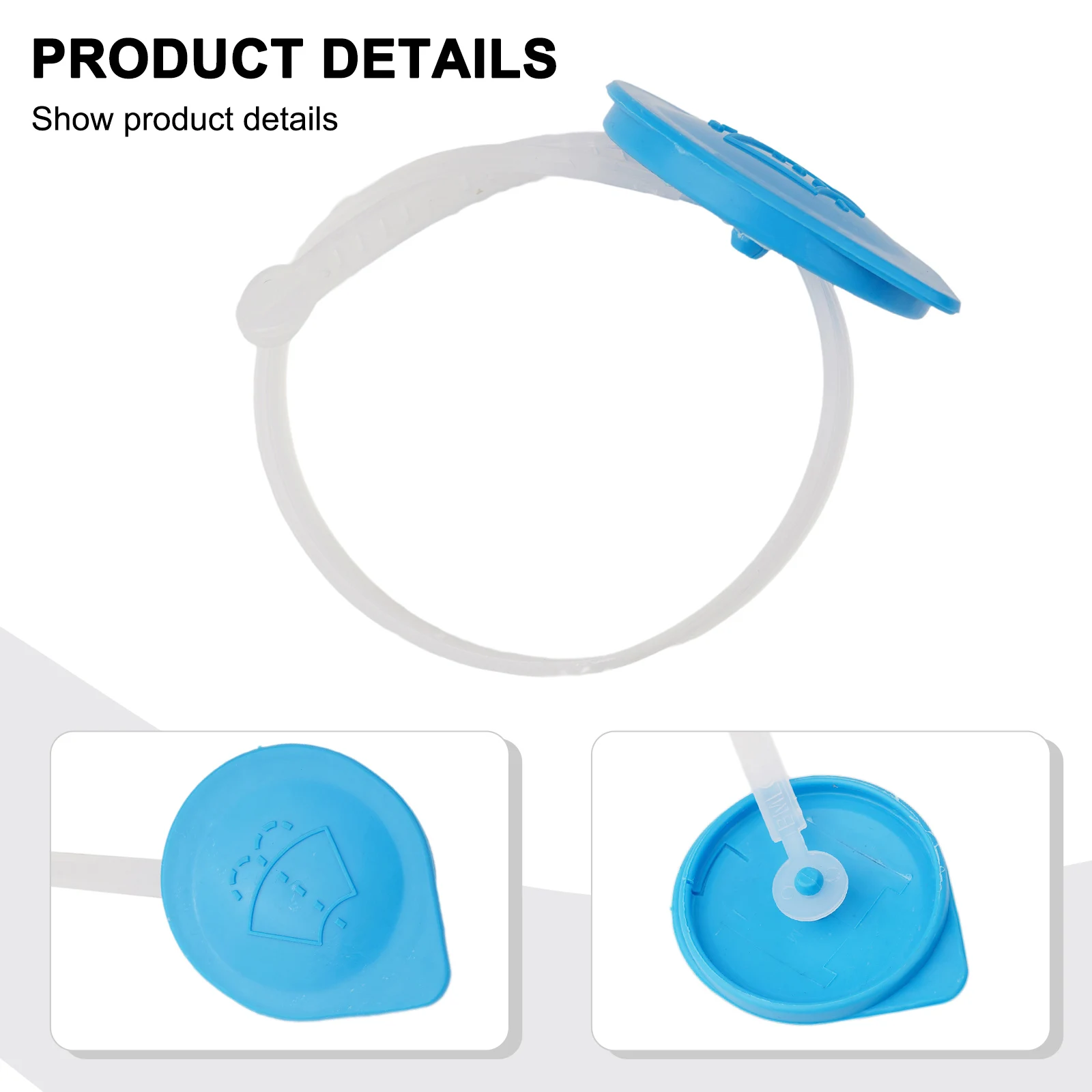 Replacement Washer Fluid Reservoir Cap for Honda For Civic 2006 2011 V 2006 2012 Features Ruler for Fluid Level Checking