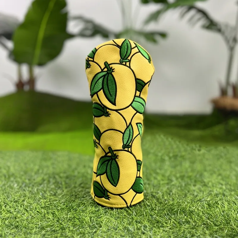 Multiple Customized Orange Design Golf Club Head Covers, Dustproof and Durable, Golf Accessories, Providing the Best Protection image 4