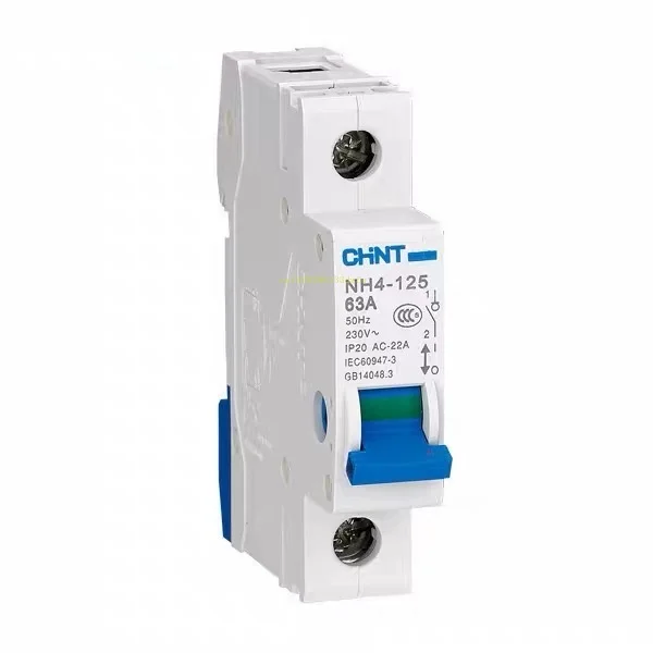 CHINT Lsolation Switch NH4-125 1P 2P 3P 4P 32A 63A 100A 125A Disconnecting Switch Circuit Breaker Cable Sleeves