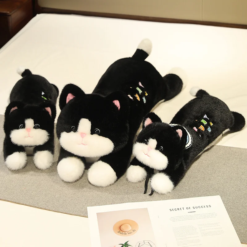 New Cuddly Black Cat Plush Toys Cats Brings Warmth and Peace of Mind To for Friend's Companionship Birthday Gifts