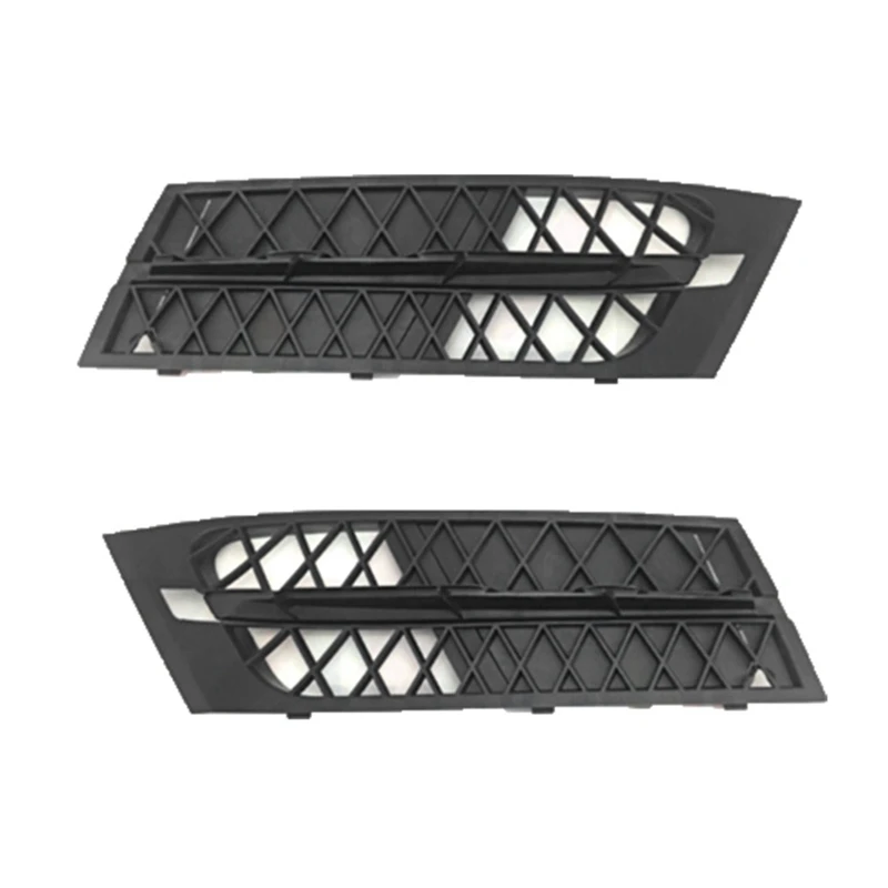 4 PCS Car Front Bumper Closed Outer Grille Car Accessories Black For BMW 5' F07 GT 535I GT 550I GT 2010-2013