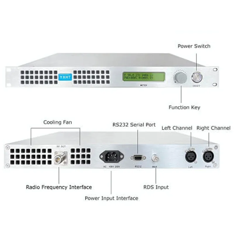 Imagem -03 - Kit Transmissor de Transmissão fm para Estação de Rádio 100w