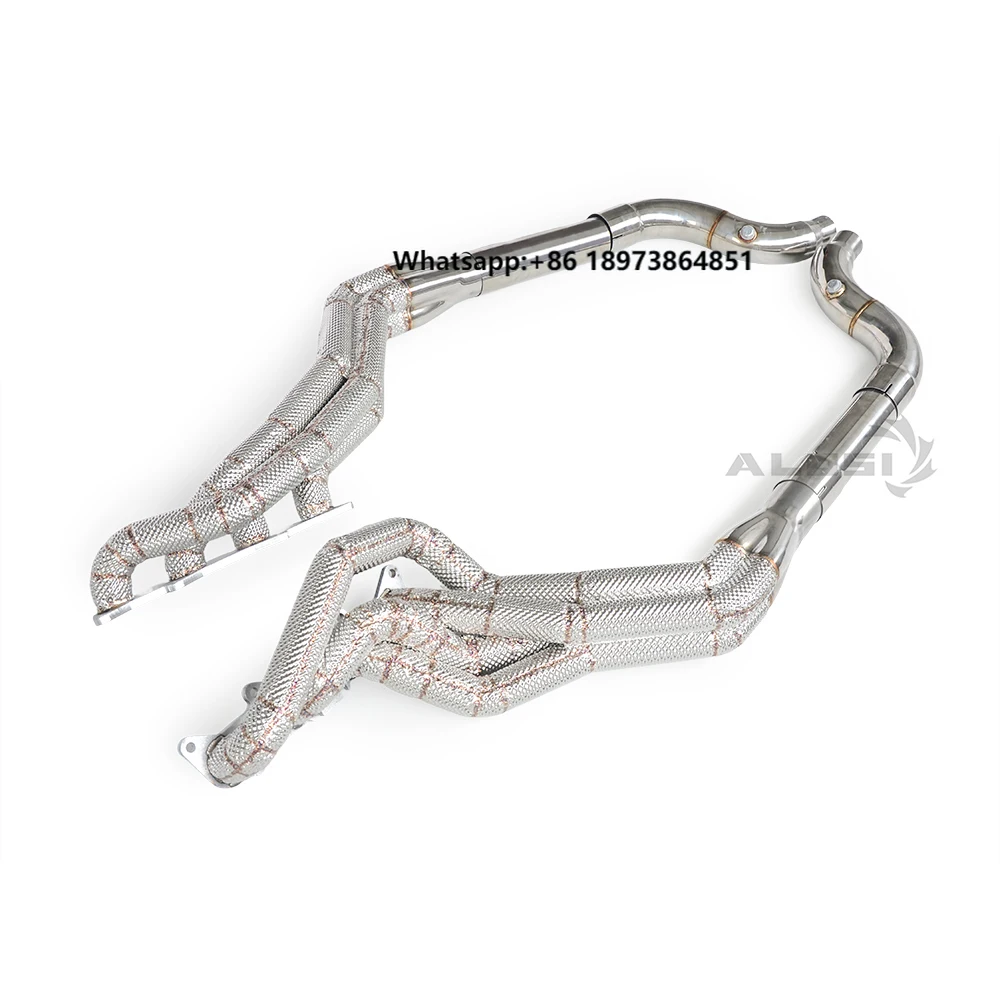 

Exhaust Manifold for Ford Mustang 5.0L 2015-2024 Stainless Steel Racing High-performance Exhaust System Downpipe Modification