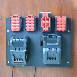 Opslag Metalen Beugel Voor Bosch 14.4/18V Batterij Houder Wand Gemonteerd Opbergrek Al1860cv Al1814cv Oplader Voor Garages, Op Het Werk