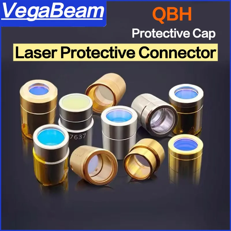 Raycus Max Reci Laser Source QBH Protective Lens D12.9 H9.4&D12.8 H16 Optical Fiber QBH Lens BWT D12.8 H18.4 QBH Protective Lens