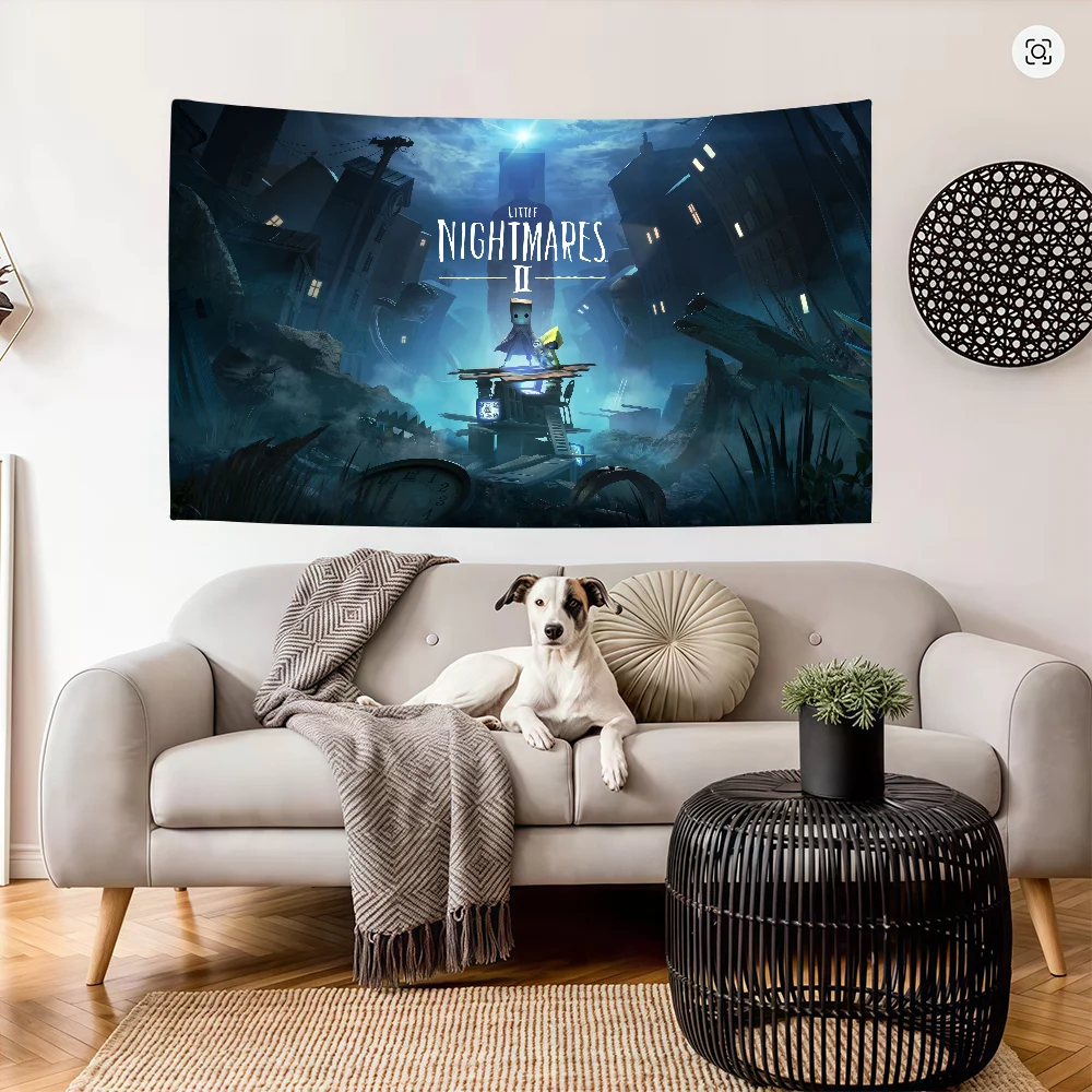 Game Little Nightmares II flag Decoration Art Picnic Party Home Hanging Camping Outdoor Party Banner