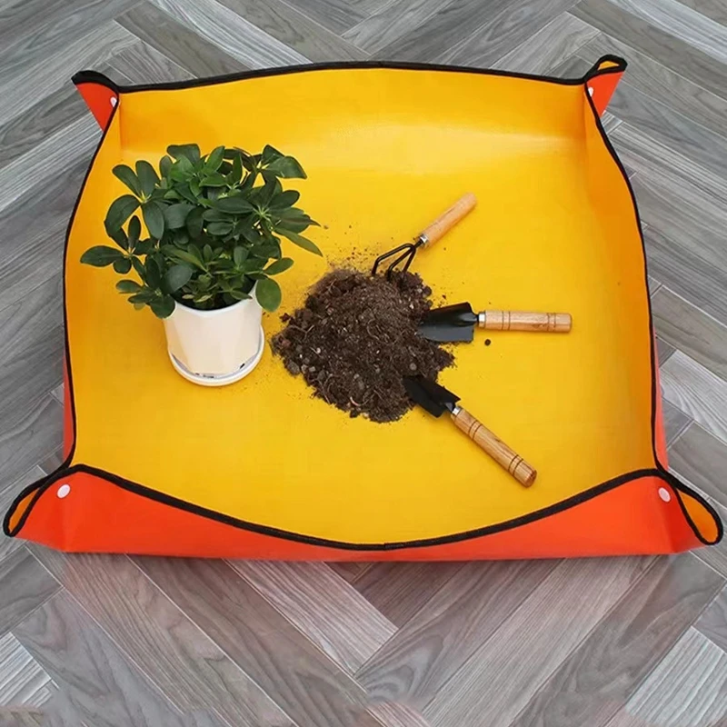 Gardening Planting Mat Soil Replacement Pad Waterproof Mat Household Basin Horticultural Floor Mat Change Transplanting Pot Tool