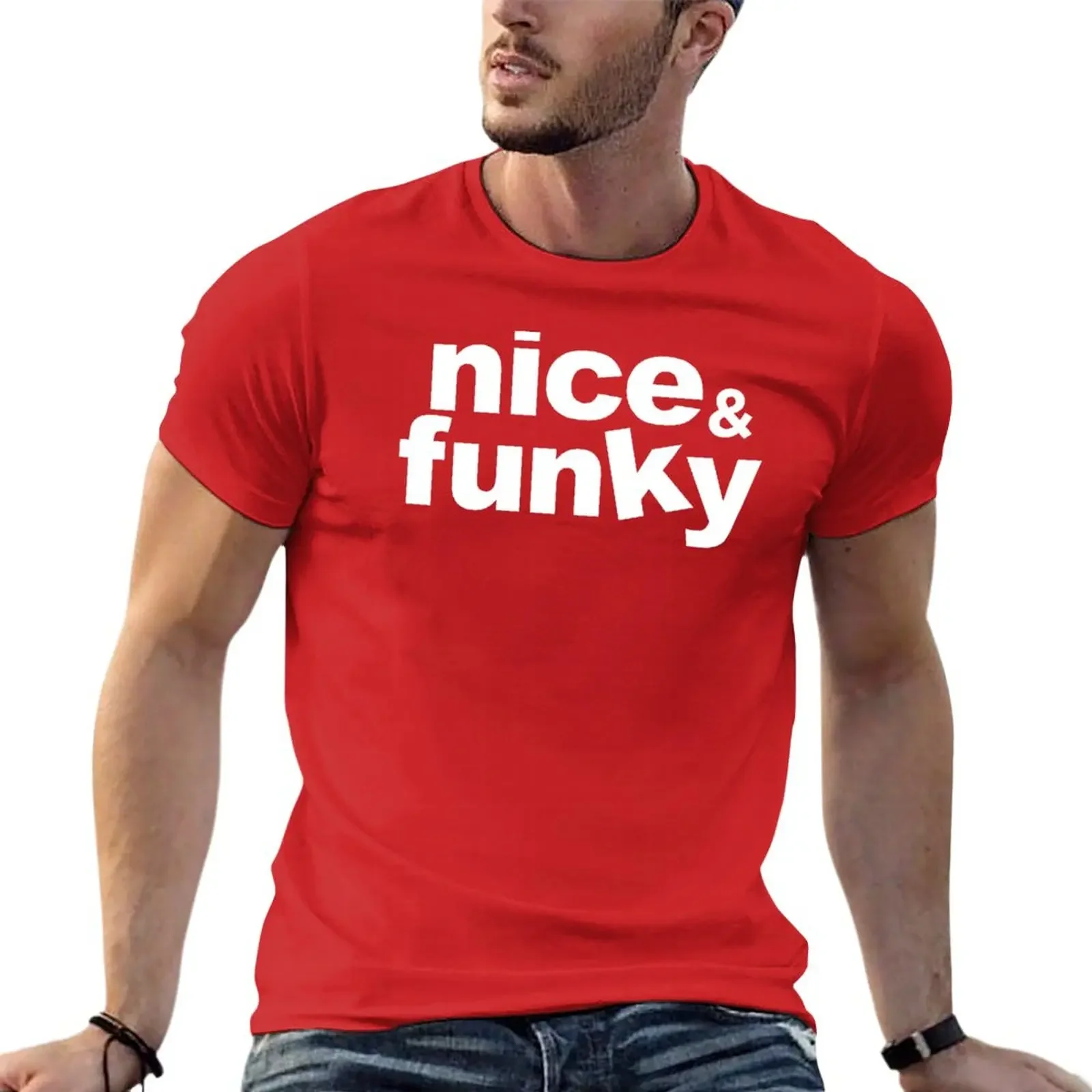 

Nice & Funky T-Shirt vintage clothes blacks for a boy compression shirt men