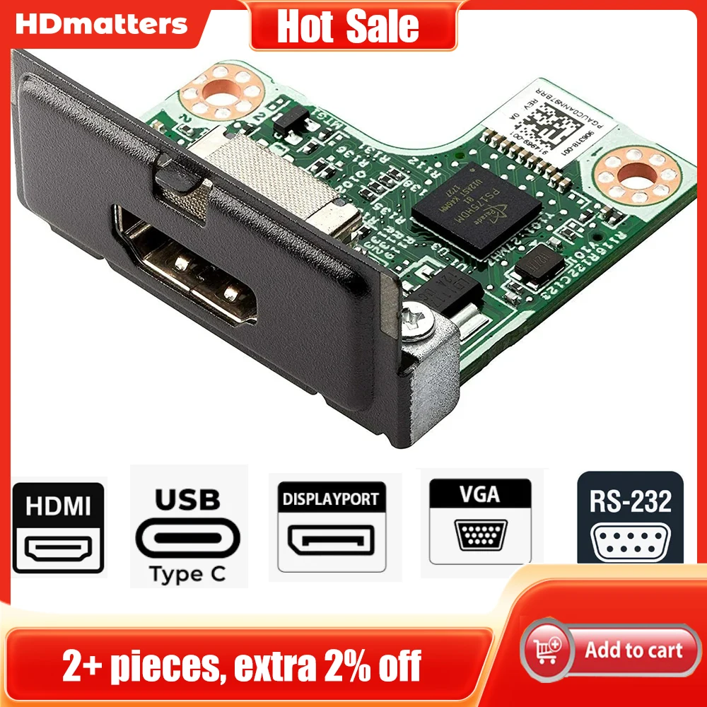 Flex IO Card For HP DisplayPort 1.2 VGA HDMI  RS232 Port Flex IO EliteDesk For HP HDMI Port Flex IO card board Add-on option