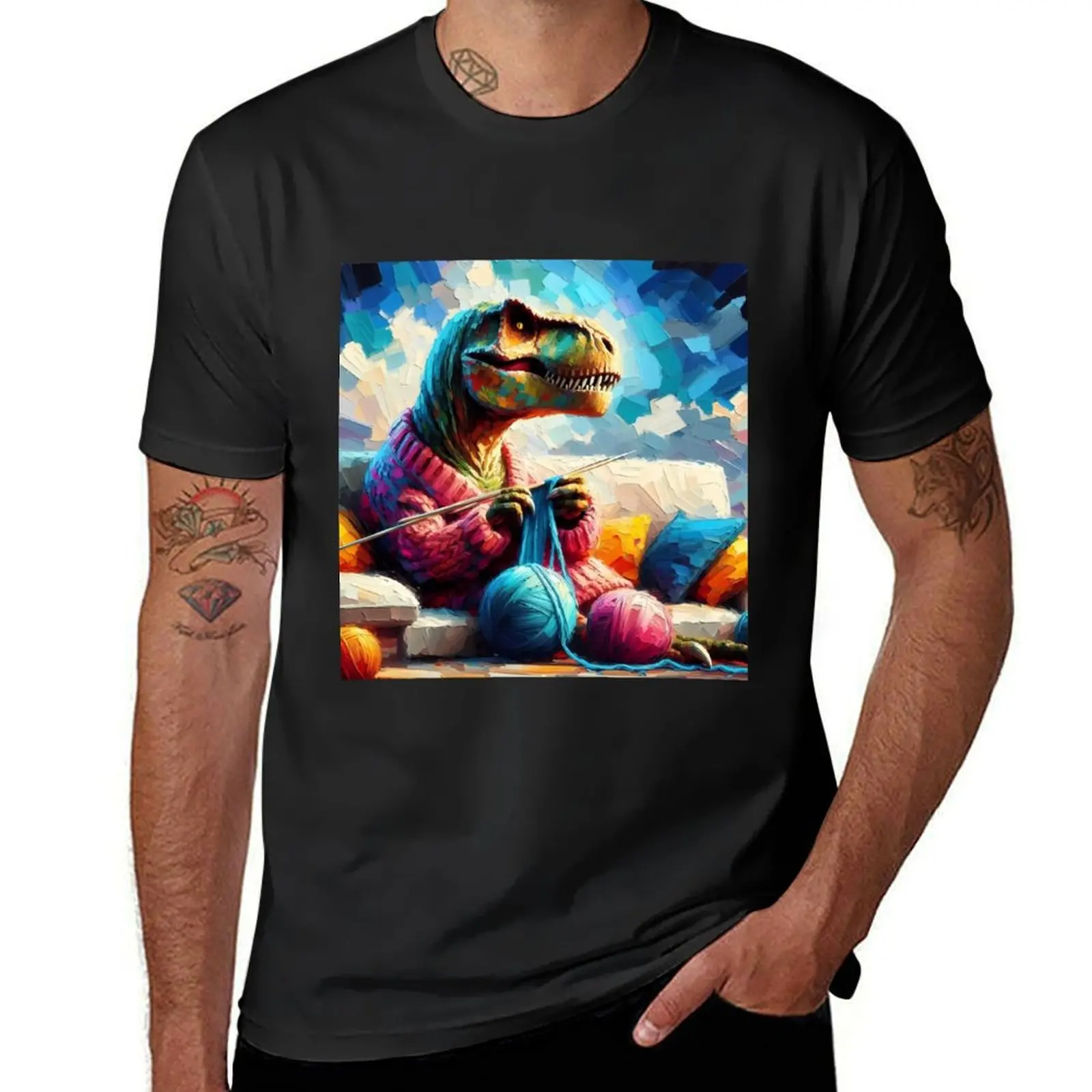 T-Rex Grandma T-Shirt customizeds heavyweights blanks boys whites Men's t-shirt