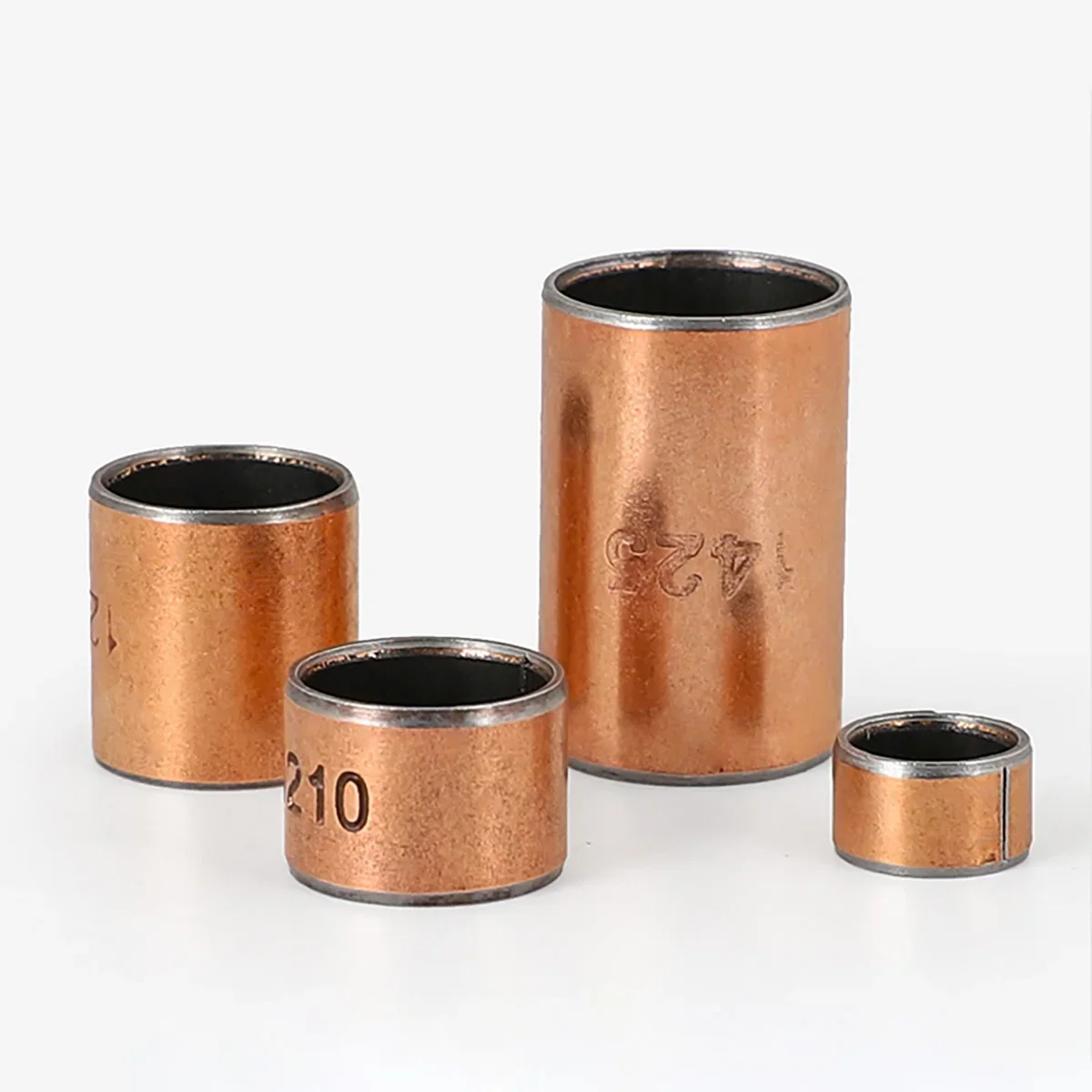 Sf-1 خالية من الزيت ذاتية التشحيم مركب تحمل جلبة عمود النحاس القطر الداخلي 25-36 مللي متر جلبة جلبة صغيرة