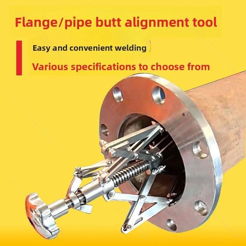 Pipeline Straightening Alignment Equipment, Flange Pipe Welding Internal Straightener Tool for Construction Plumber