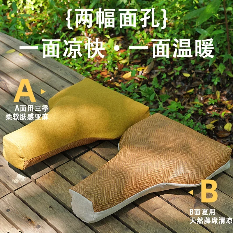 Seat cushion Double plate meditation Buckwheat husk breathable T-pad meditation pad Futon meditation special pad