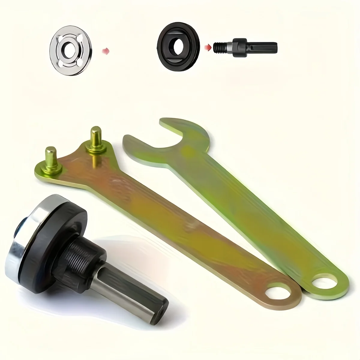 Three-Piece Angle Grinder Adapter Set, Suitable for Manual and Electric Dual-Purpose Conversion, Multifunctional Tool Adapter