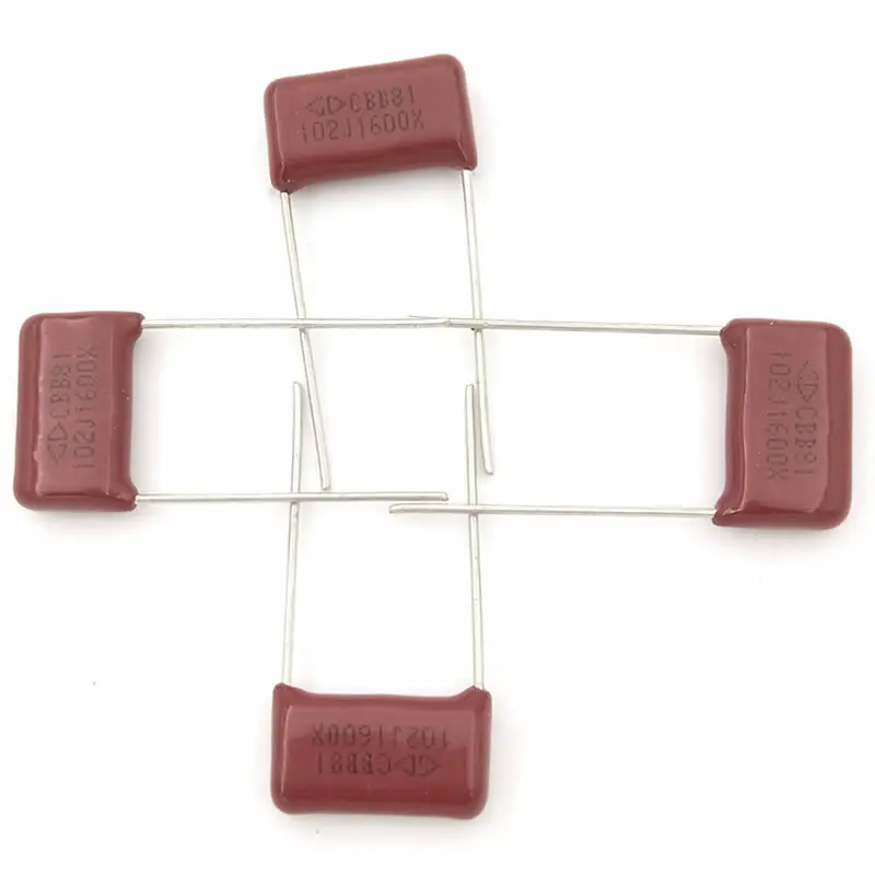 102 CBB 폴리프로필렌 필름 캐패시터 피치, 1nF, 100V, 1000V, 1600V, 2000V, 5mm, 10mm, 15mm, 1nF, 10 개