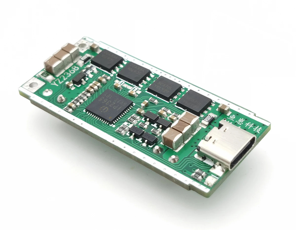 Imagem -02 - Módulo de Carregamento Rápido Cordas de Baterias de Lítio Ip2368 Vias Pd100w Buck-boost Placa de Carregamento Rápido Novo Original