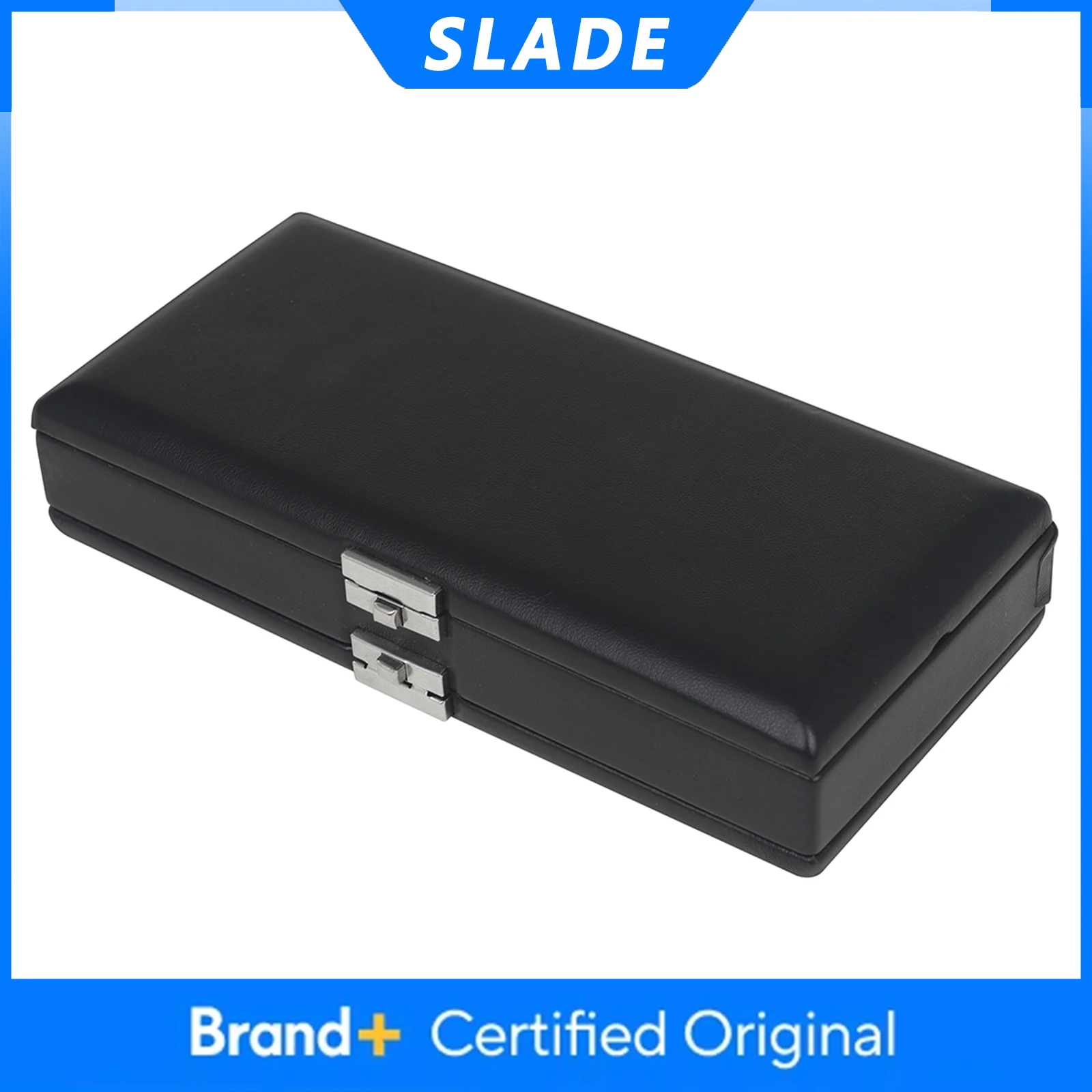 

SLADE чехол для гобоя с тростью, двухсторонний кожаный ящик для хранения мундштука для гобоя, может вместить 20-трость, аксессуары для деревянных духовых инструментов