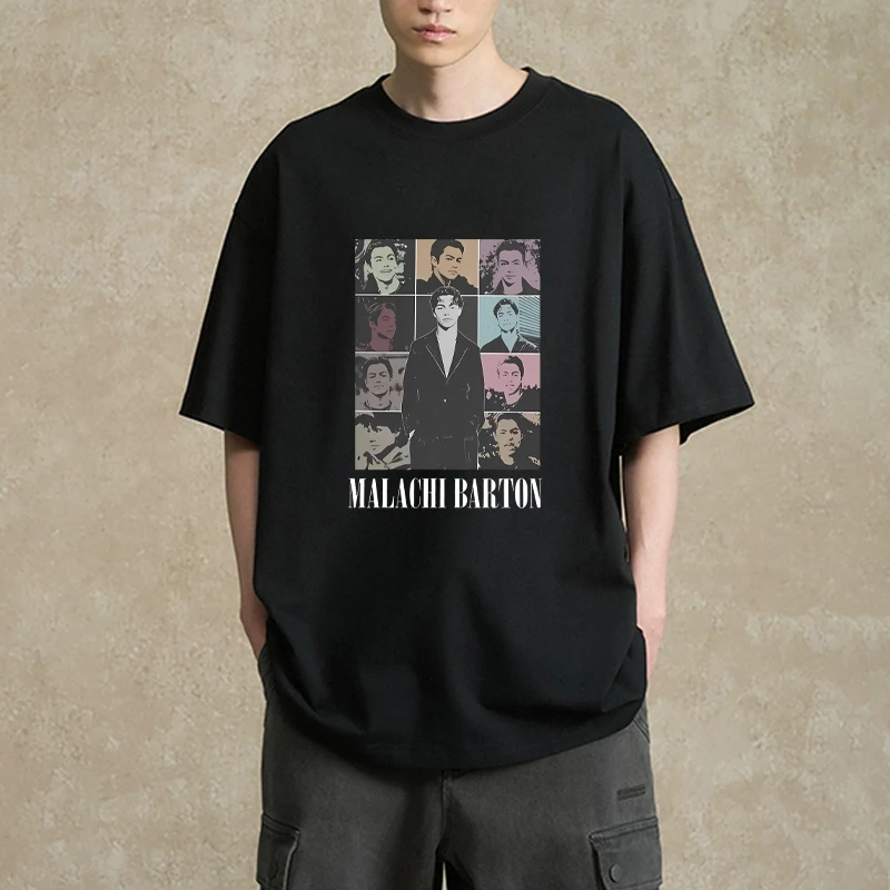 

Malachi Barton Graphics printed short sleeve T-shirts Men Women Cotton Classic Casual T Shirt Summer Fashion vintage Tops Unisex