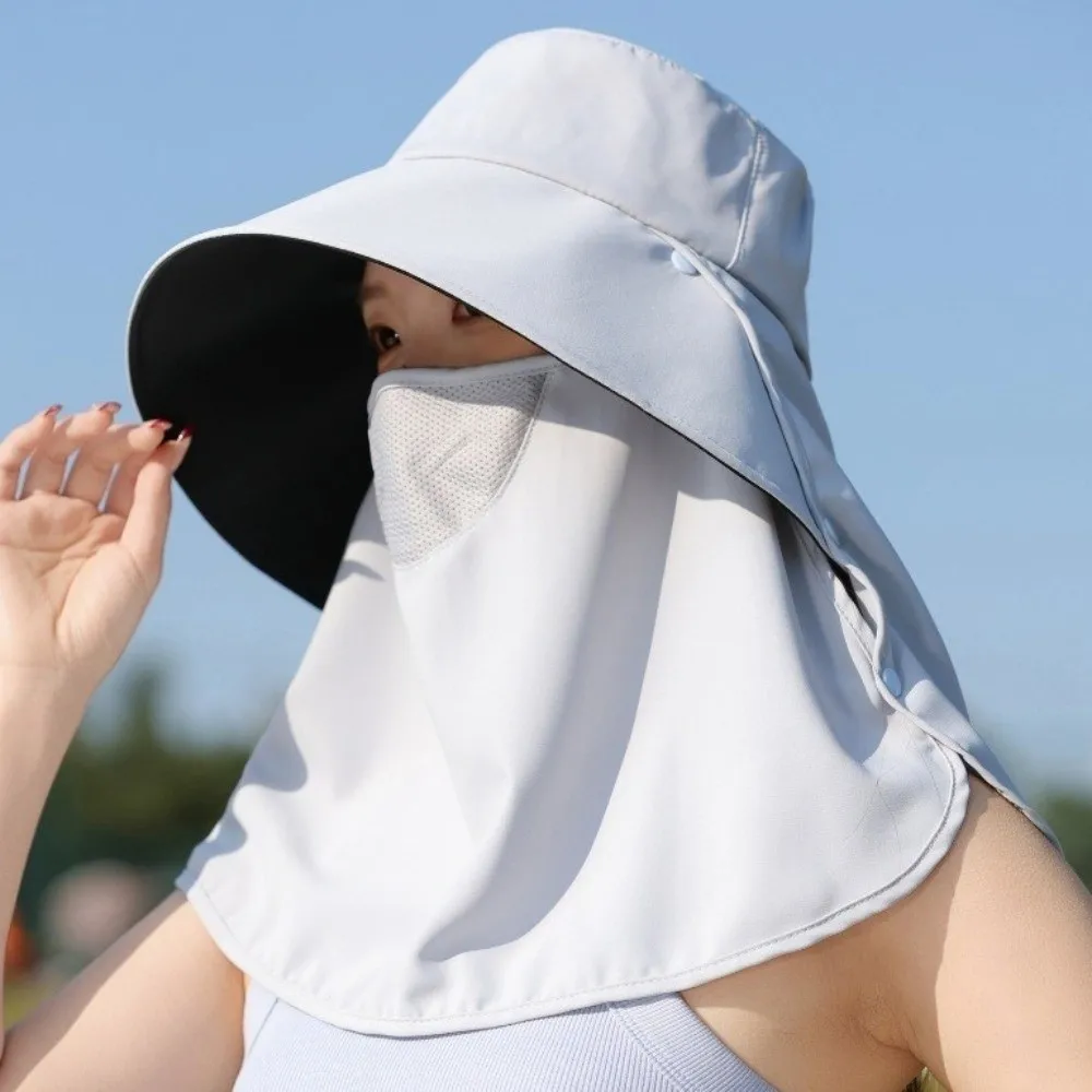 chapeu-de-pescador-simples-com-aba-larga-respiravel-e-leve-com-protecao-solar-e-mascara-para-pesca