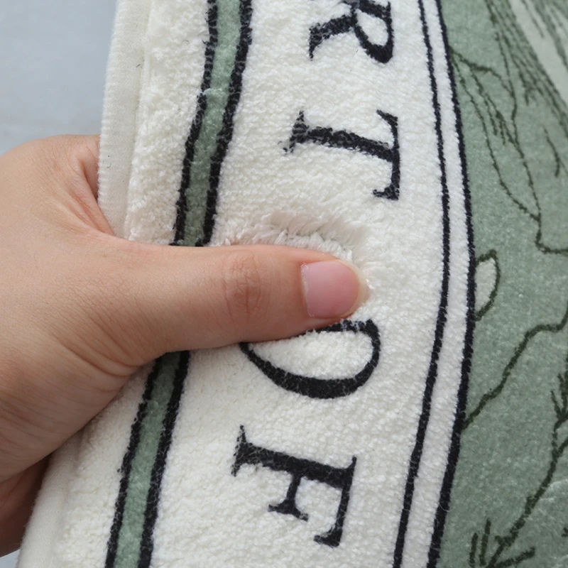 Non-Slip Bath Mat Absorbent Carpets INS Style Doormat  Entrance Mats Balcony Porch Area Rugs Living Room Bathroom Alfombra view 6
