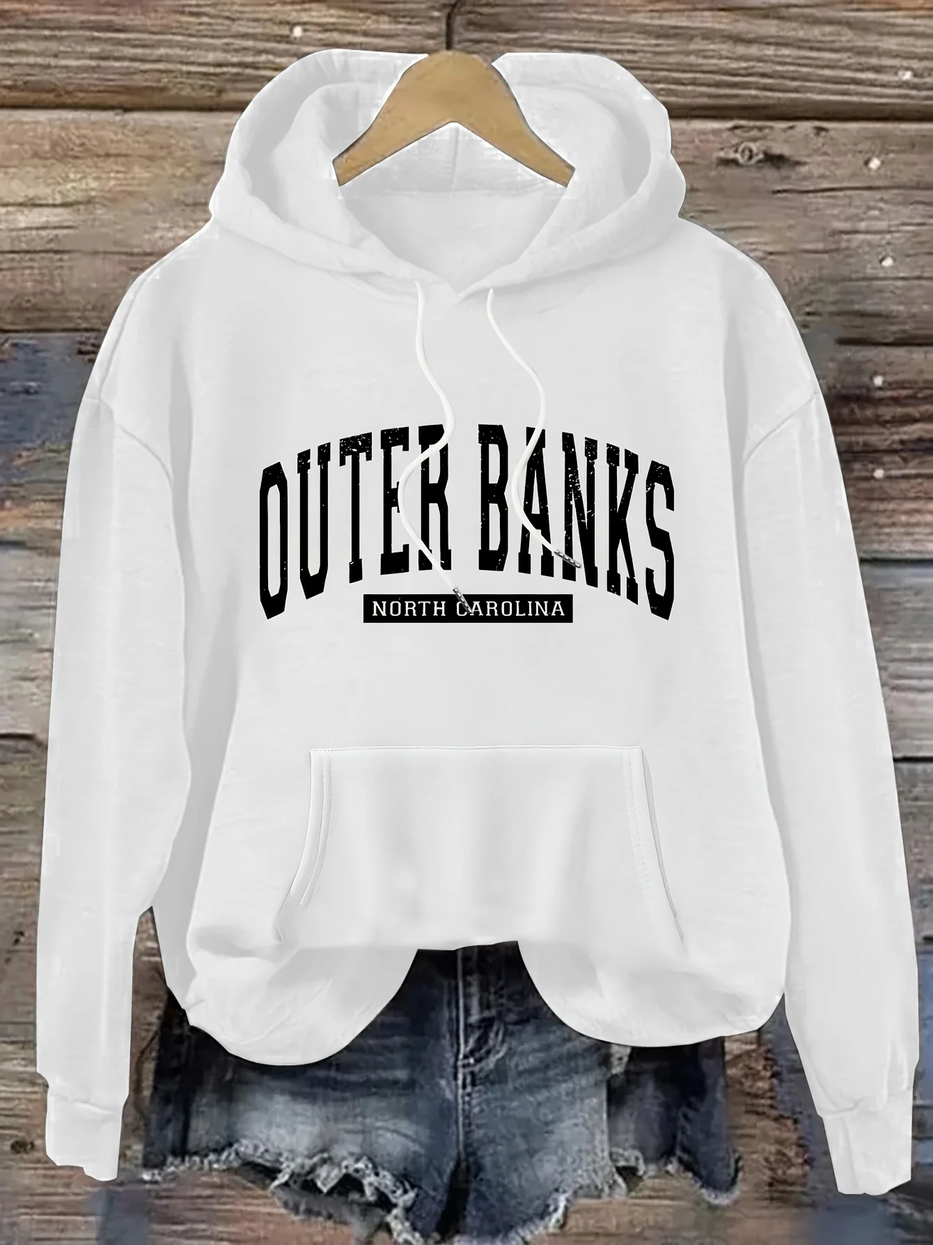 البنوك الخارجية الشمال عارضة هوديي للنساء الأبجدية طباعة مقنعين البلوز أزياء عارضة الهيب هوب البلوز المتناثرة للجنسين #2