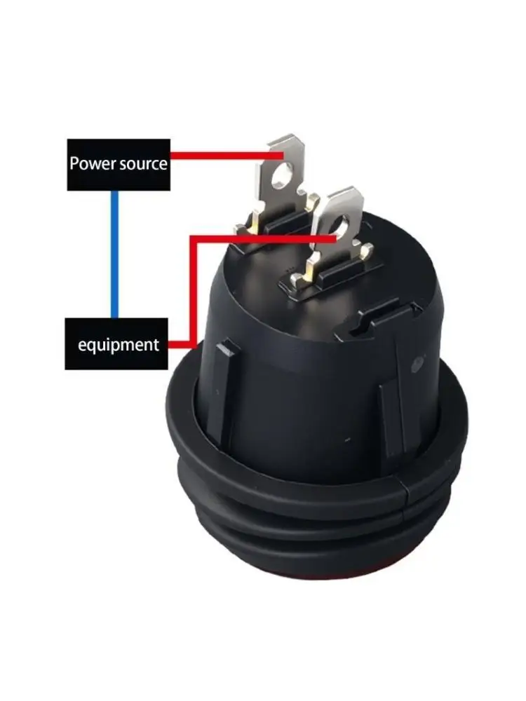 

652F 2-контактные 2-позиционные круглые переключатели с водонепроницаемым дизайном для проектов и профессиональных электриков