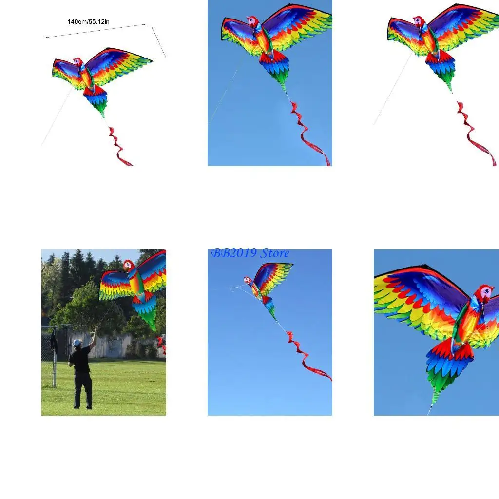 Q0KB Kids Interactive Long Tile Flying Kite Educational for Play for Creative Outdoor Toy Best Gift for Indoor/Outdoor Suppli