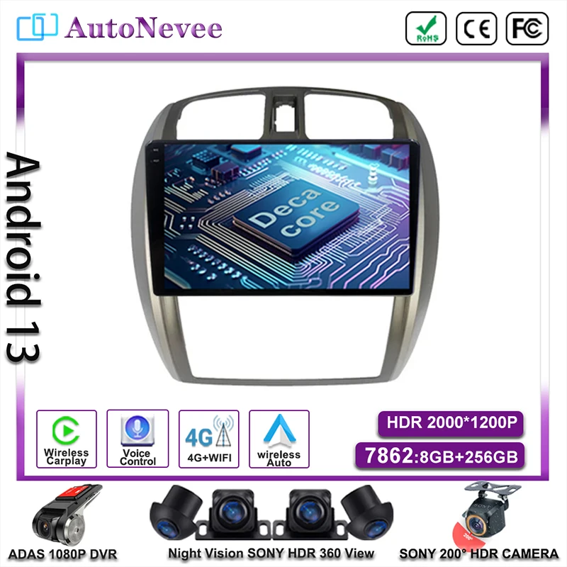 

Android 14 For Mazda 323 BJ 2000-2003 Multimedia Car Player Radio Navigation GPS Stereo No 2din DVD No 2din head unit auto 7862