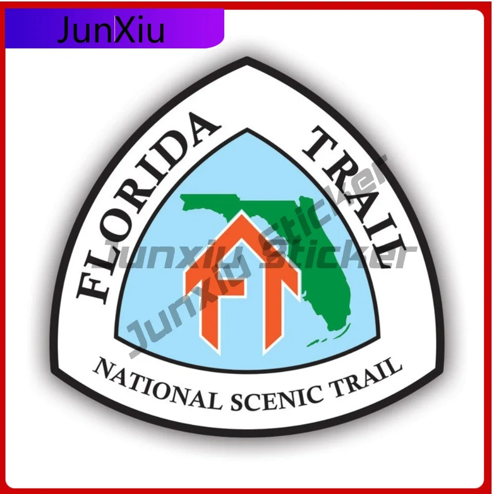 

Florida Trail National Scenic Sign Sticker Uv Protected Decals Auto Decor Car Sticker Vinyl Decal Die Cut Sun Protection