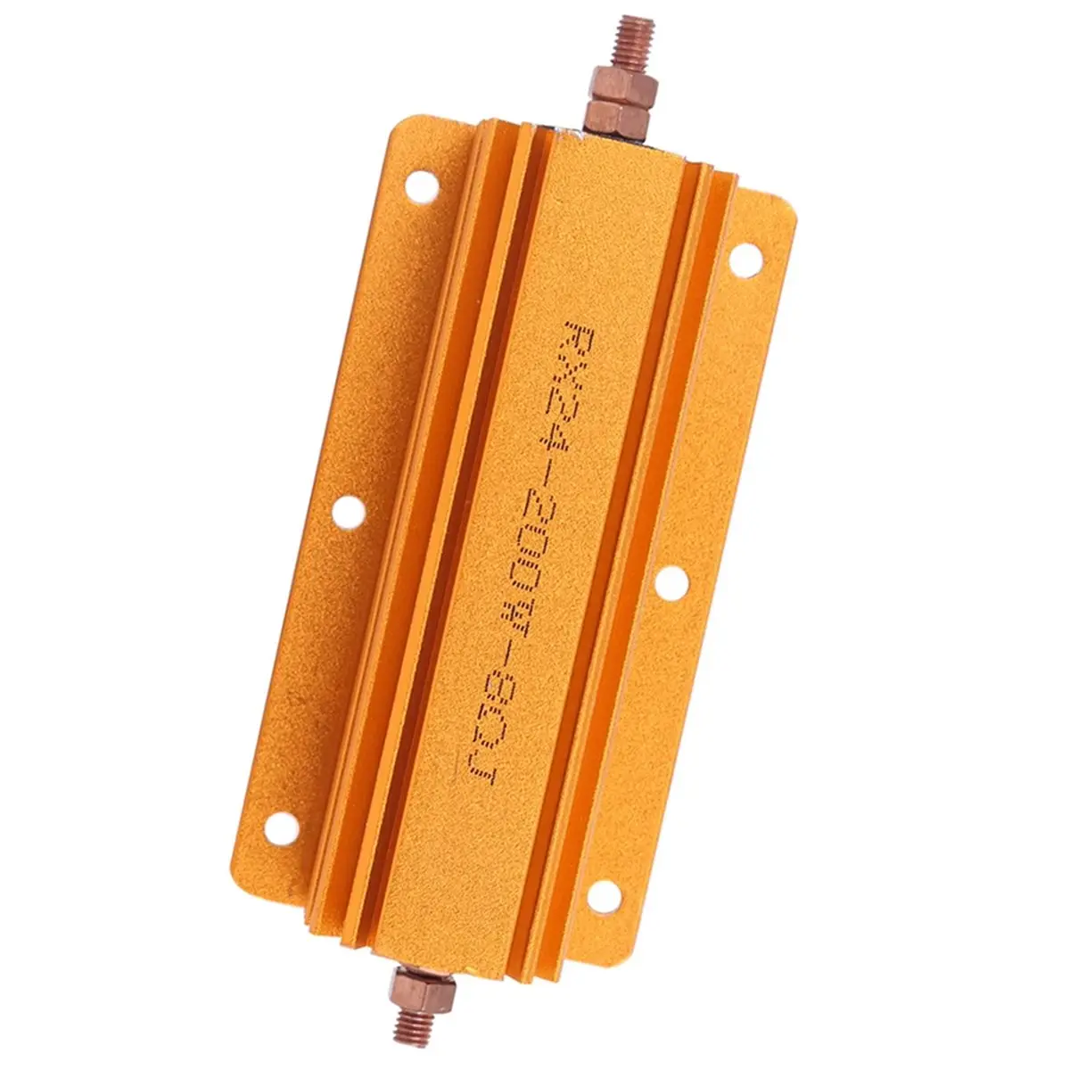 RX24 200W 8R High Power Resistor Aluminum with Hole, Industrial Electronics Board for Elevator Stage Audio Motor Drive