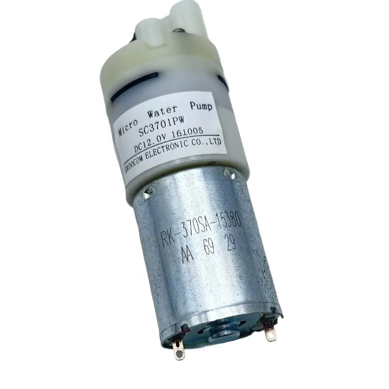 DC  12V Micro Self-Priming Water Pump 550ml/min High Flow Low Noise for Aquarium Cooling Irrigation SC3701PW