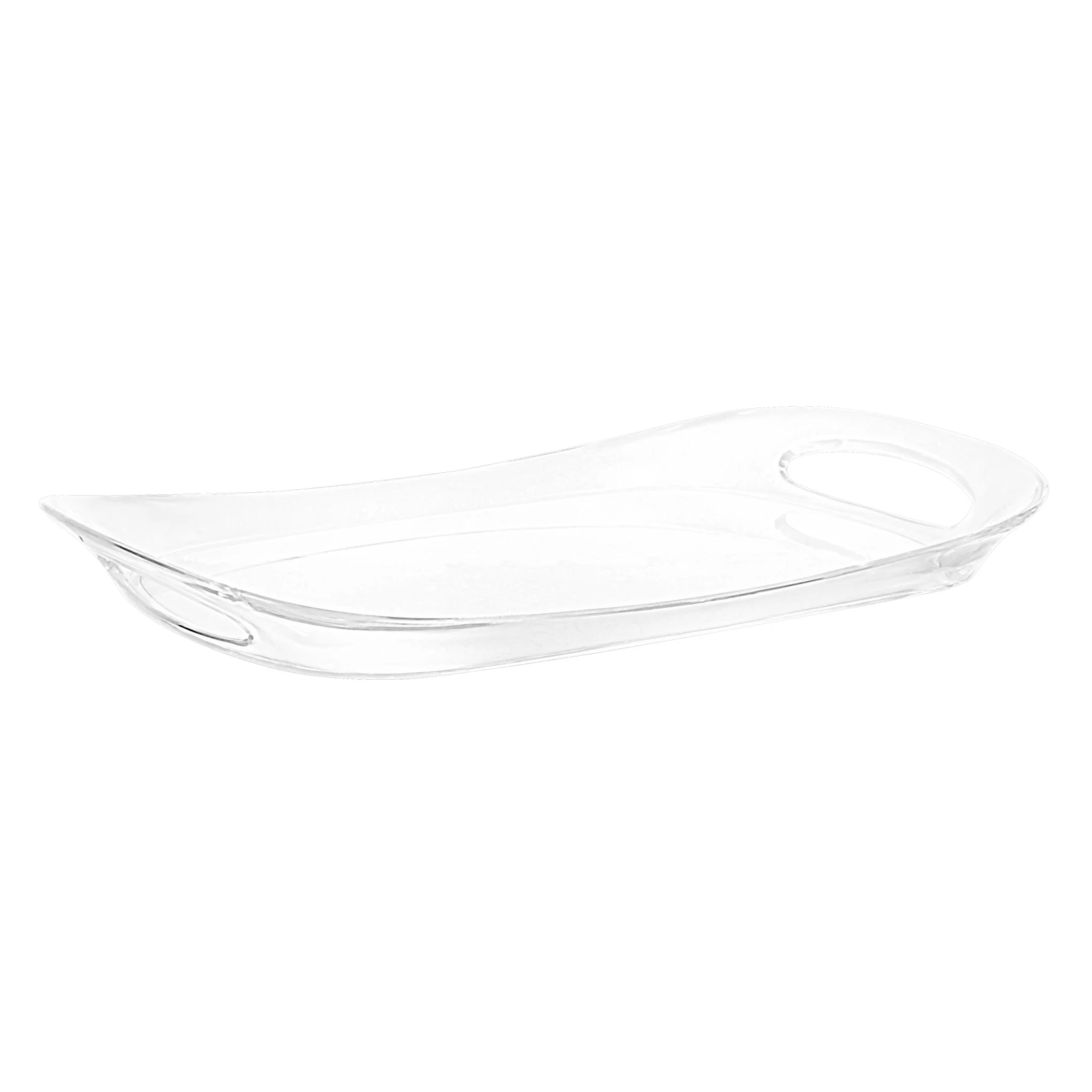

Transparent Tray New Experience KTV Storage Coffee Plate Fruit Restaurant Tableware Acrylic Assorted Color