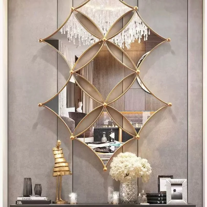 Makeup Aesthetic Mirror Modern Decoration Vanity Luxury Dressing Table Mirror Bathroom Nordic Spiegel Wand Home Decorations