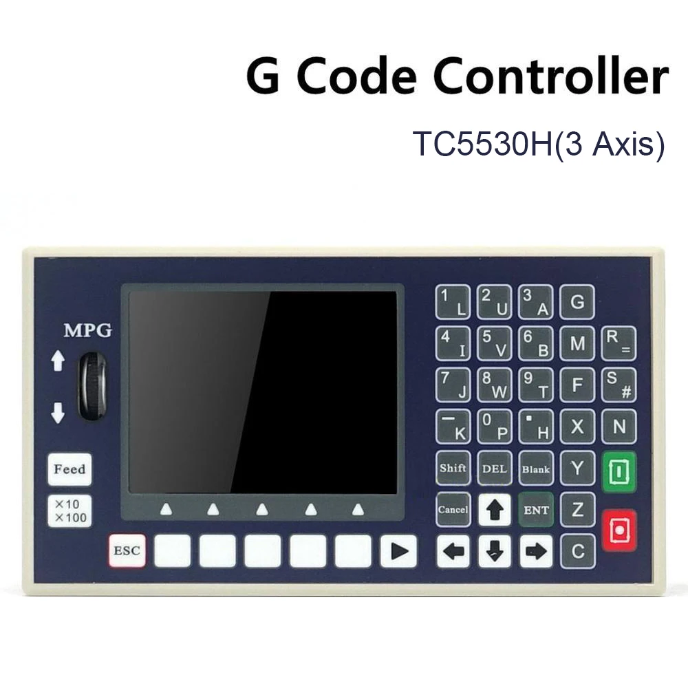 TC5530H 3 Axis TC5540H 4 Axis CNC Controller System G Code Motion Controller with MPG for CNC Milling Machines