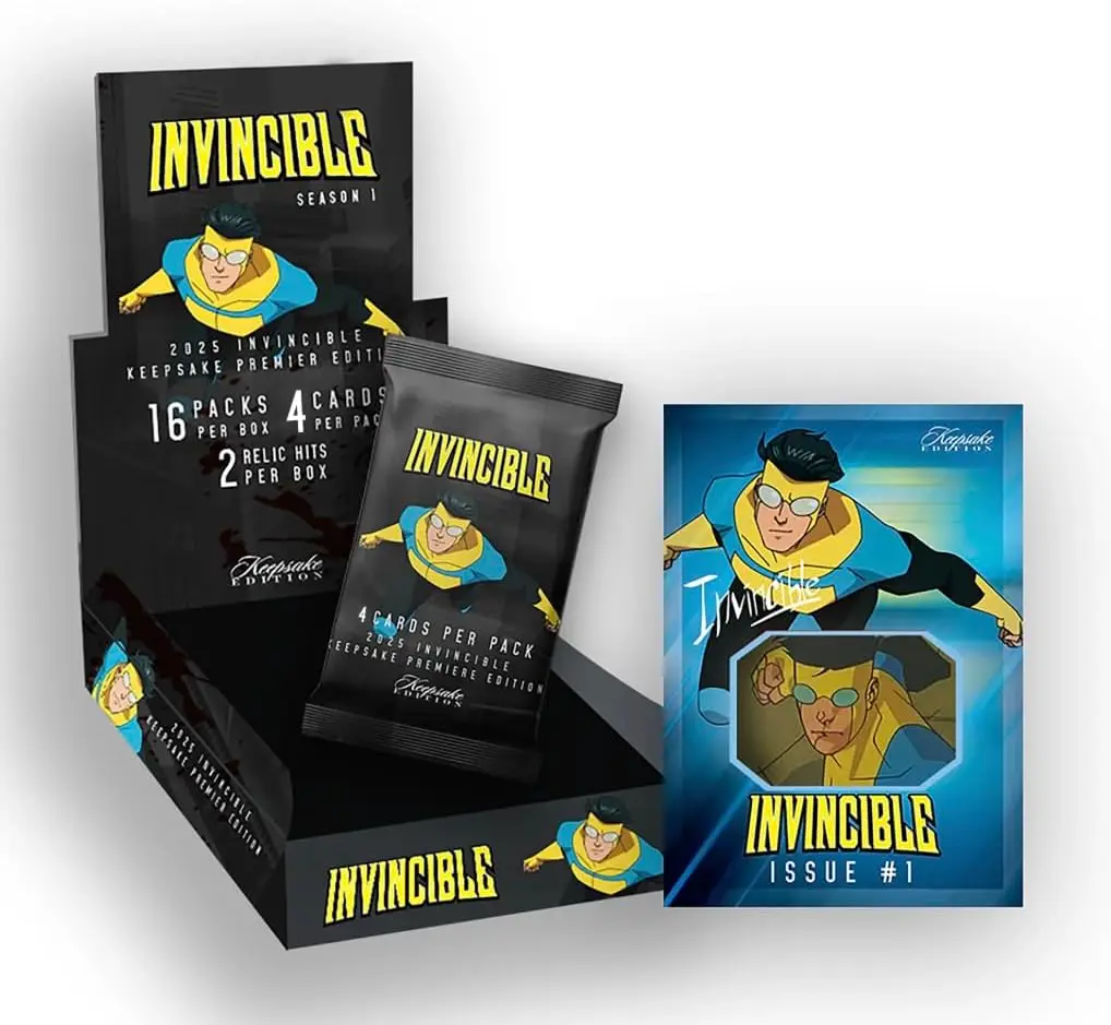 

2025 Season 1 Collectible Box: 16 Packs, Guaranteed Relics, Rare Autos & Patches