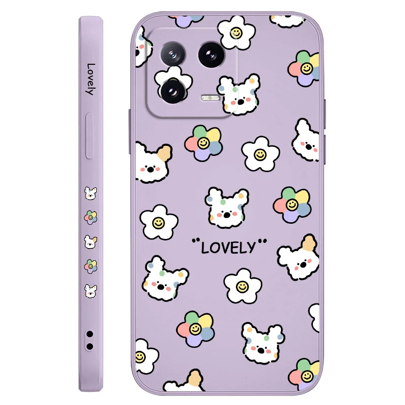 

Wave Point Dog Phone Case For Xiaomi Mi 15 14 14T 13 13T 12 12X 12T 12S 11 11T 10 10T 9 9T Pro Lite Liquid Silicone Cover