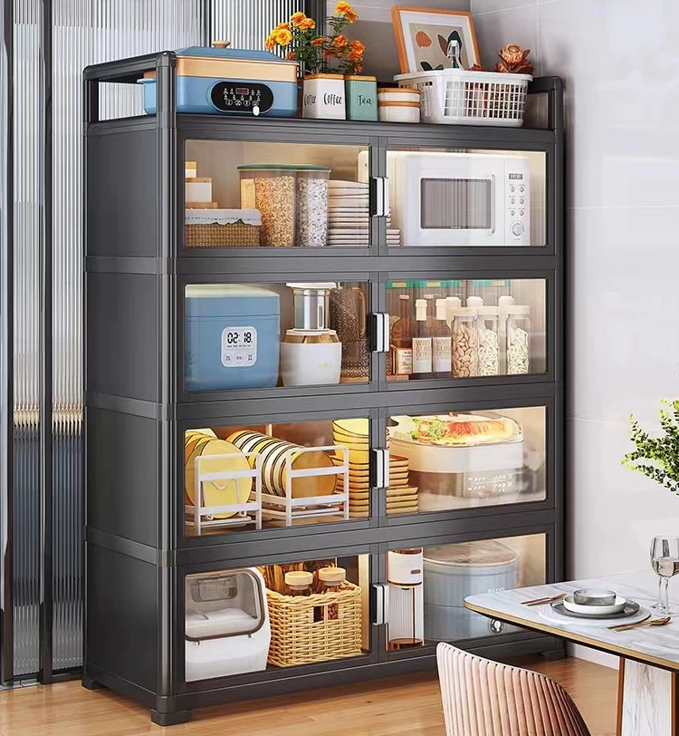 

Kitchen shelves with doors, floor-to-ceiling household narrow side cabinets balcony utility cabinets kitchen cupboards cupboards