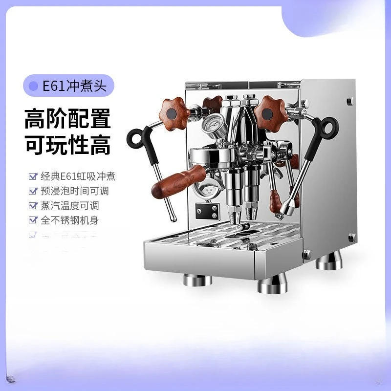 ماكينة القهوة التجارية، غلاية مزدوجة، بخار عالي الضغط، ماكينة إسبريسو شبه أوتوماتيكية #2