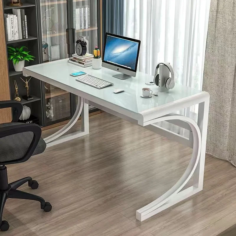 High-quality Convertible Office and Computer Desks with Metal Frame and Ceramic/Glass Surface Available in Various Colors